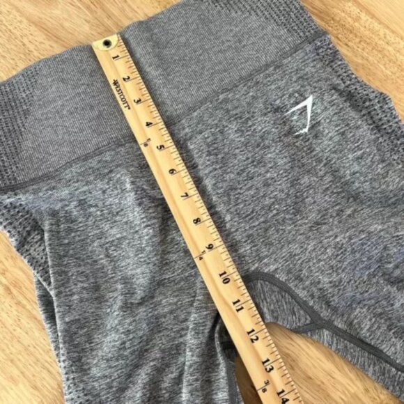 Gymshark Vital Boost Leggings Size M Smokey Gray Marl High Rise Ankle Athletic‎ - Picture 11 of 13